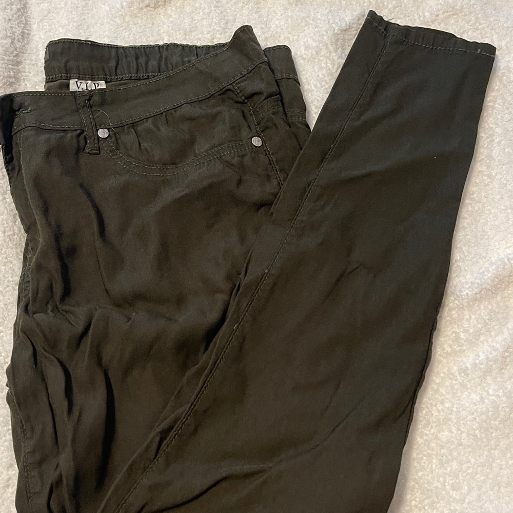 Olive Green skinny pants